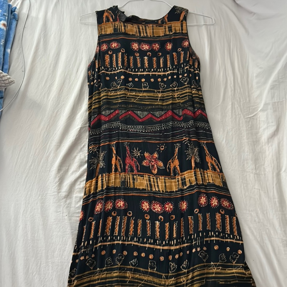 VINTAGE SHERI MARTIN MAXI DRESS